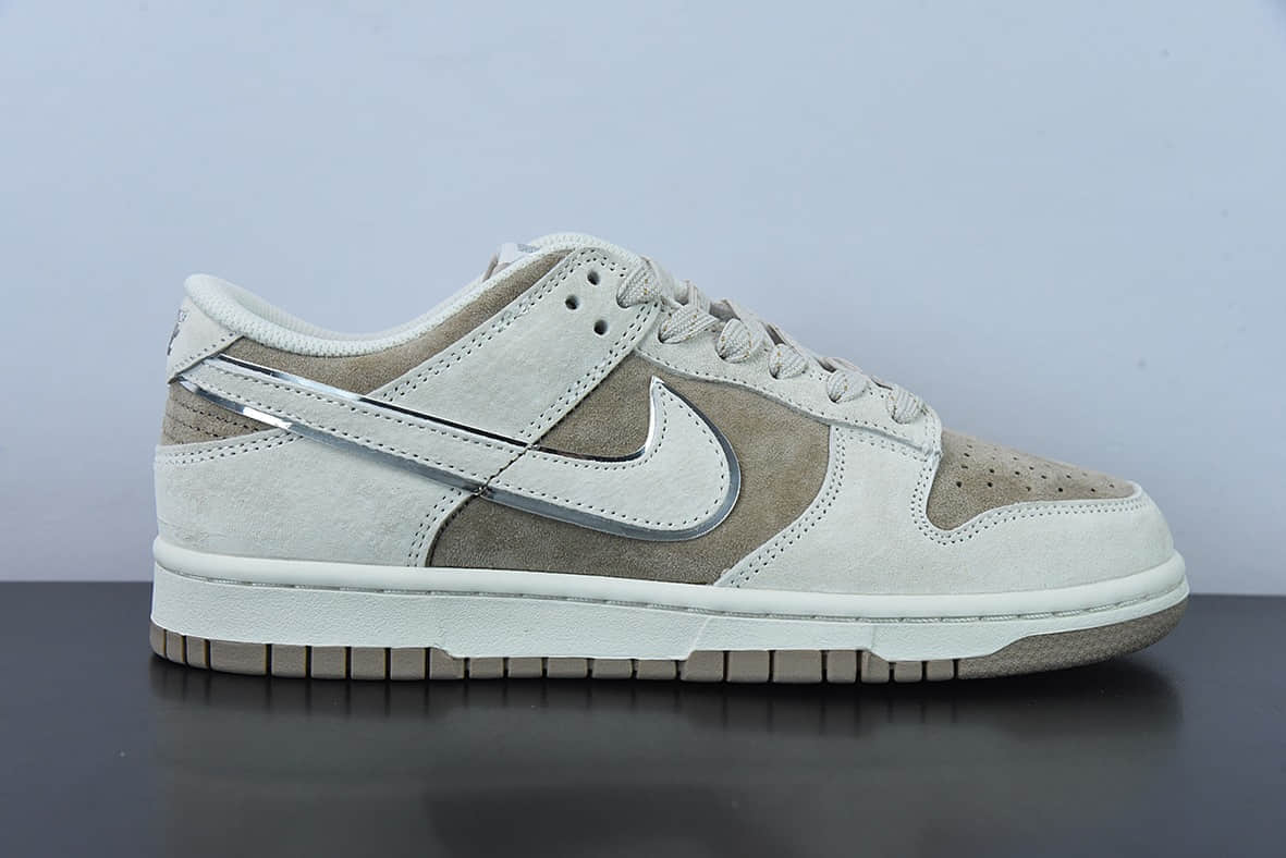 耐克Nike Otomo Katsuhiro x NK SB Dunk Low Steamboy OST 大友克洋联名款麂皮浅灰银低帮休闲滑板鞋纯原版本 货号：FF0918-011