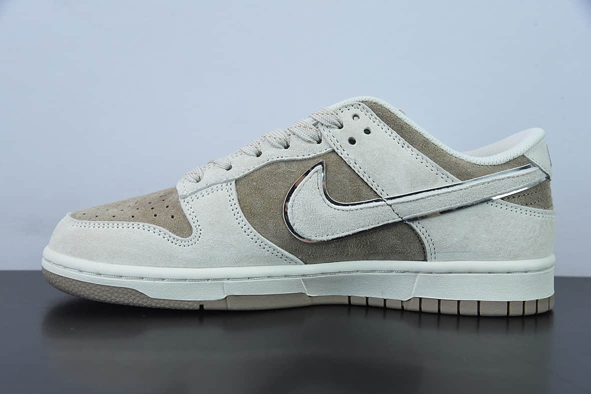 耐克Nike Otomo Katsuhiro x NK SB Dunk Low Steamboy OST 大友克洋联名款麂皮浅灰银低帮休闲滑板鞋纯原版本 货号：FF0918-011