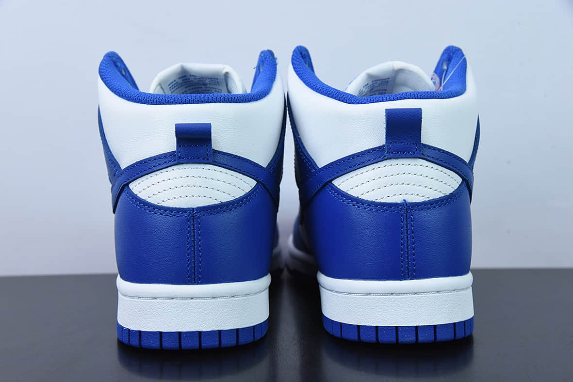 耐克NIKE SB Dunk High Game Royal 经典白蓝配色 SB高帮板鞋纯原版本 货号：DD1399-102