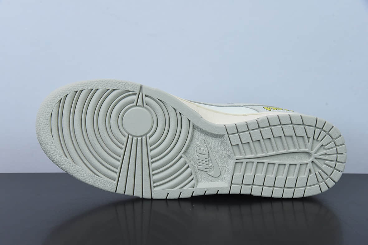 耐克Nike Dunk Low灰白涂鸦低帮休闲运动滑板鞋纯原版本 货号：DD1503-107