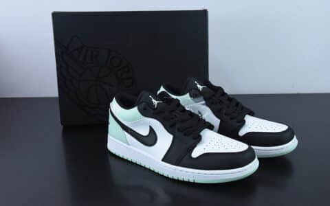 乔丹Air Jordan Low AJ1白黑绿小蒂芙尼低帮篮球鞋纯原版本 货号：DM1199-100