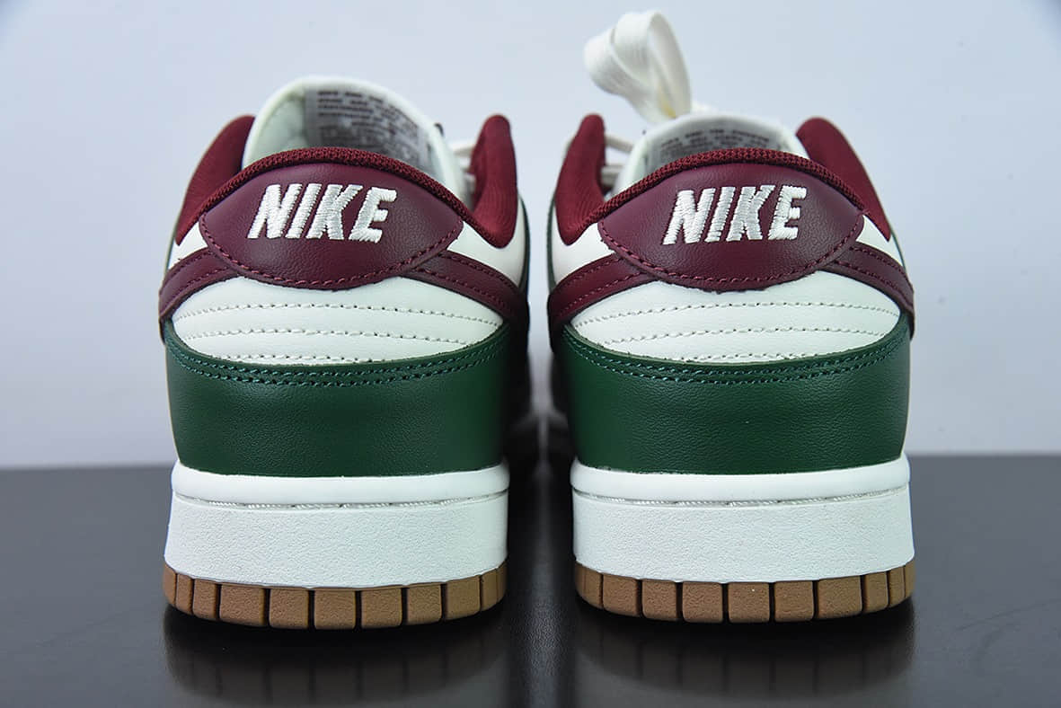 耐克Nike SB Dunk Low Gorge Green 豆沙绿配色SB低帮休闲板鞋纯原版本 货号：FB7160-161