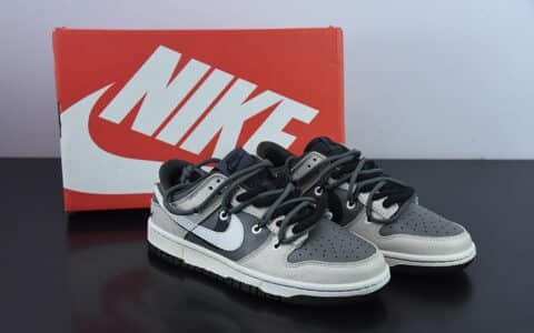 耐克Nike SB Dunk Low 荒漠废土反转摩卡解构抽绳鞋带低帮滑板鞋纯原版本 货号：DJ6188-002