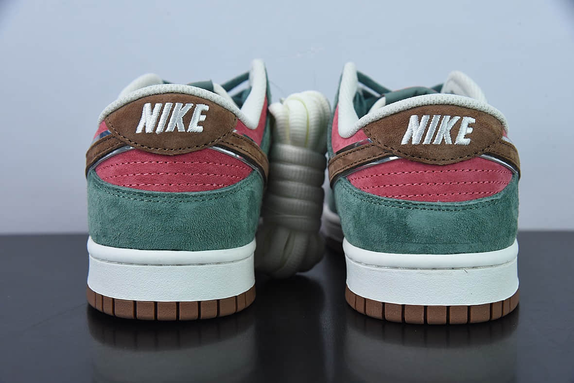 耐克Nike Otomo Katsuhiro x NK SB Dunk Low Steamboy OST 大友克洋联名款麂皮绿灰SB低帮休闲滑板鞋纯原版本 货号： ST1391-203