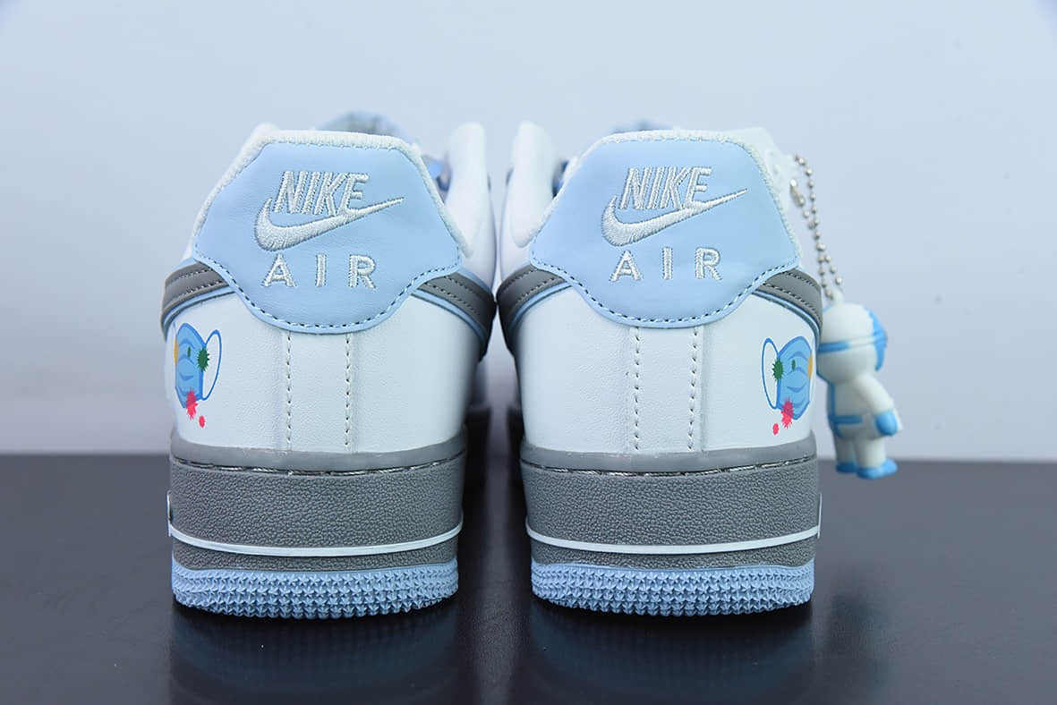 耐克Nike Air Force 1 Low 07 齐心抗疫英雄大白定制版空军一号低帮休闲板鞋纯原版本 货号：ZG0088-803