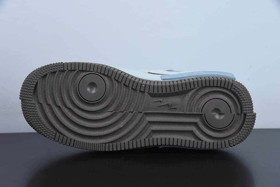 耐克Nike Air Force 1 Fontanka 丰塔卡系列咖蓝色空军一号低帮休闲板鞋纯原版本 货号：CW6688-606
