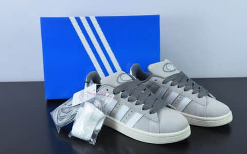 阿迪达斯Adidas Originals Campus 00s 小面包米灰色低帮潮流复古板鞋纯原版本 货号：GY9472