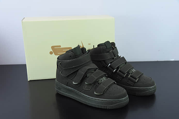 耐克Nike Air Force 1 LV8 UTILITY黑武士魔术贴空军一号中帮板鞋纯原版本 货号：DM7926-300