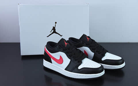 乔丹Air Jordan 1 Low AJ1乔1黑白粉钩低帮文化篮球鞋纯原版本 货号：DC0774-004