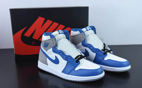 乔丹Air Jordan AJ1 Retro High AJ1白灰蓝高帮文化篮球鞋纯原版本 货号：DZ5485-410