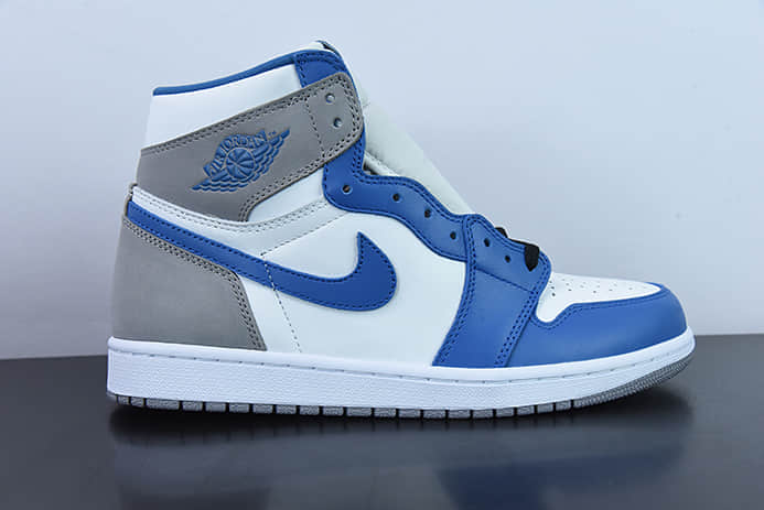 乔丹Air Jordan AJ1 Retro High AJ1白灰蓝高帮文化篮球鞋纯原版本 货号：DZ5485-410