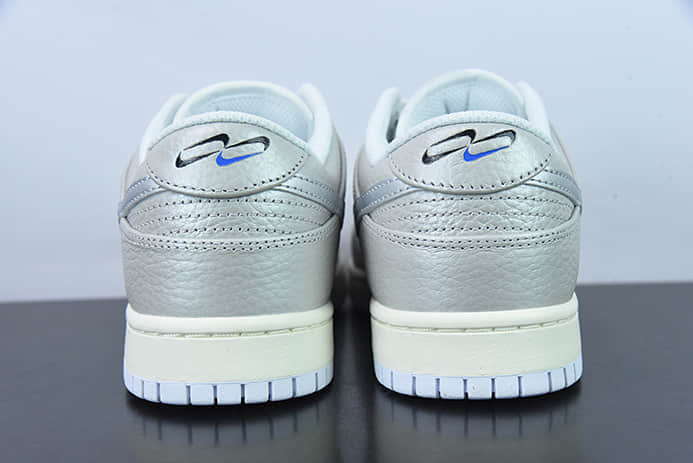 耐克Nike WMNS SB Dunk Low GSMetallic Silver“金属白银灰SB低帮休闲滑板鞋纯原版本 货号：DX3197-095