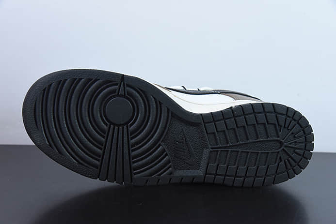 耐克Nike Nike SB Dunk Low LotReversal Mocha结构定制配色摩卡棕黑白绑绳SB低帮休闲板鞋纯原版本 货号：DJ6188-002