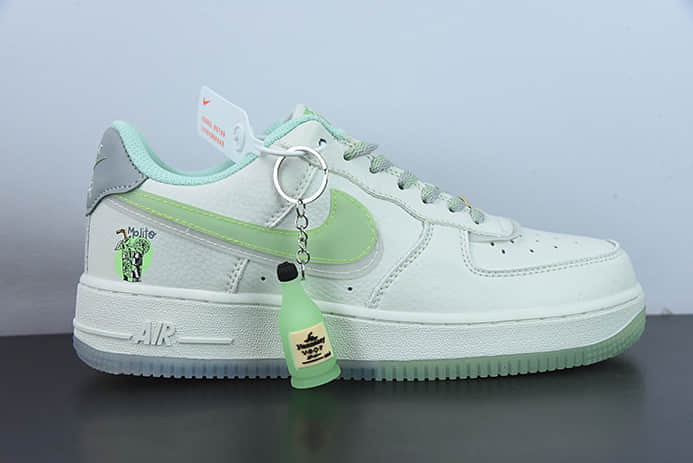 耐克Nike Air Force 1'07 Low Mojito 莫吉托空军一号低帮休闲板鞋纯原版本 货号：CW1574-802