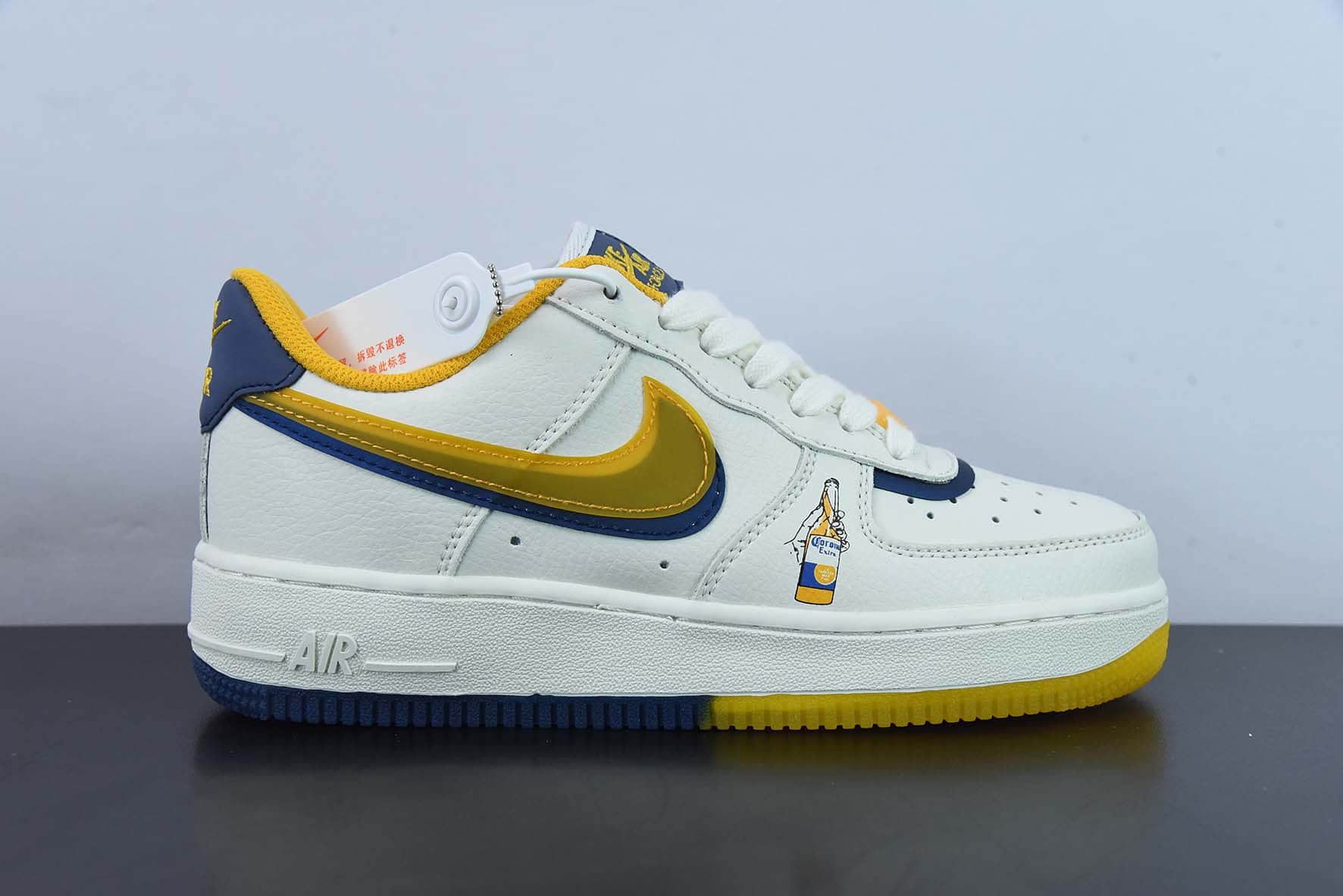 耐克Nike Air Force 1'07 Low Corona 科罗娜啤酒主题空军一号低帮休闲板鞋纯原版本 货号：CW1574-806