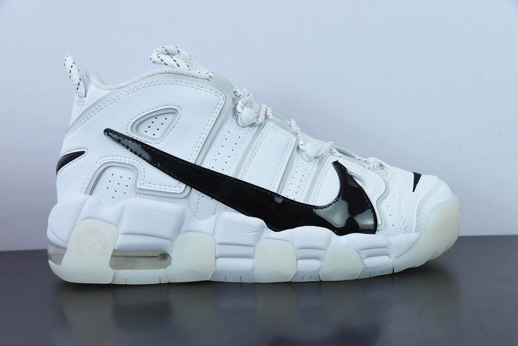 耐克Nike Air More Uptempo‘96“CopyPaste”（GS）白黑皮蓬一代大AIR篮球鞋纯原版本 货号：DQ5014-100