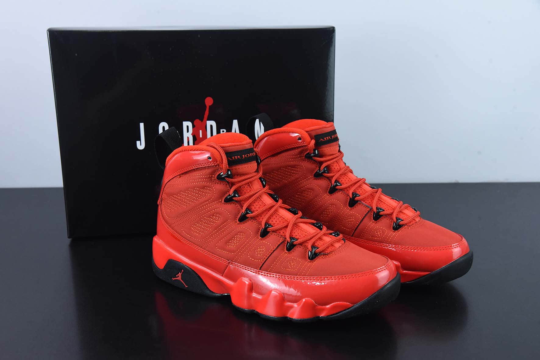 乔丹Air Jordan 9 Retro Particle Grey AJ9大红中国红高帮篮球鞋纯原版本 货号：CT8019-600