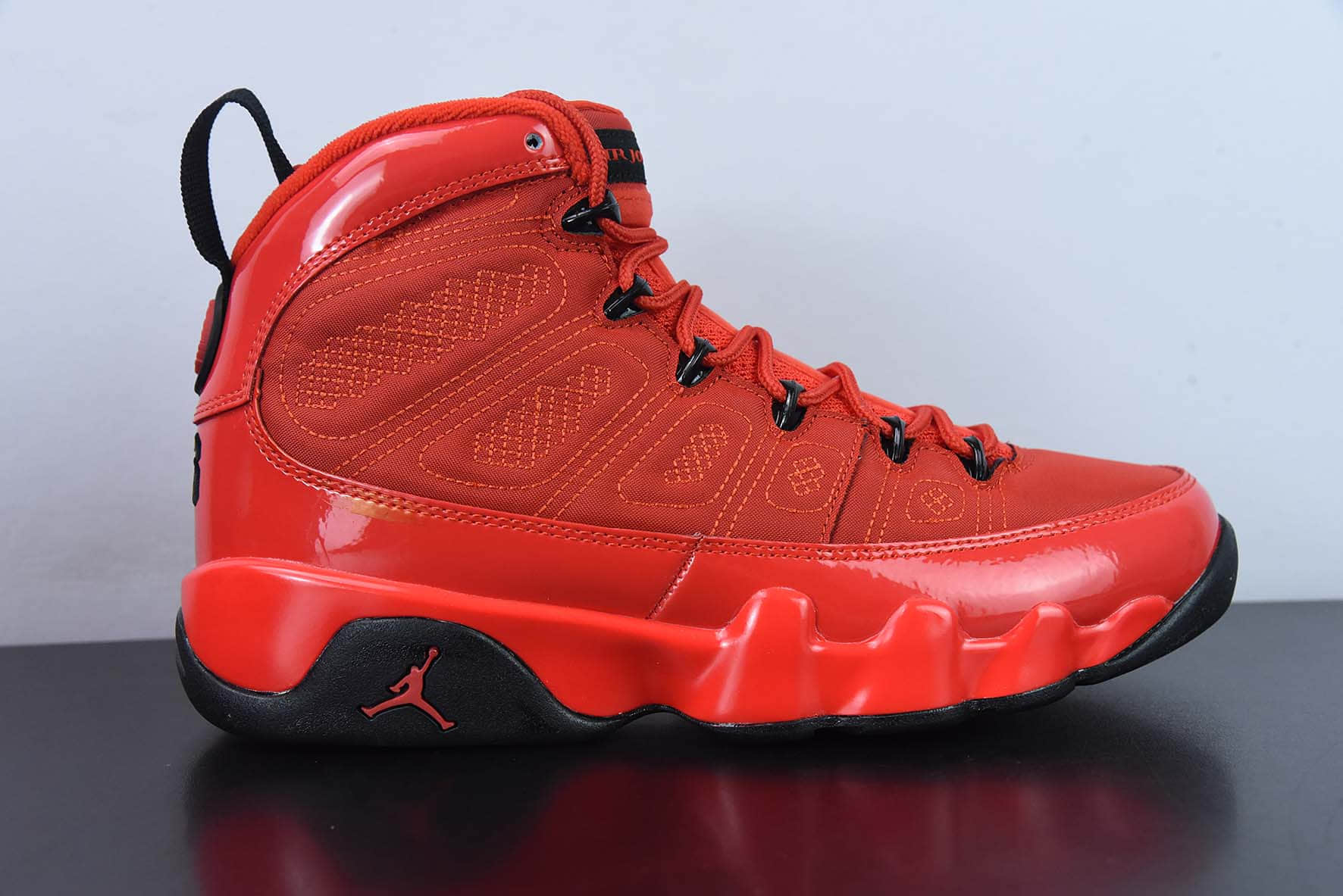 乔丹Air Jordan 9 Retro Particle Grey AJ9大红中国红高帮篮球鞋纯原版本 货号：CT8019-600