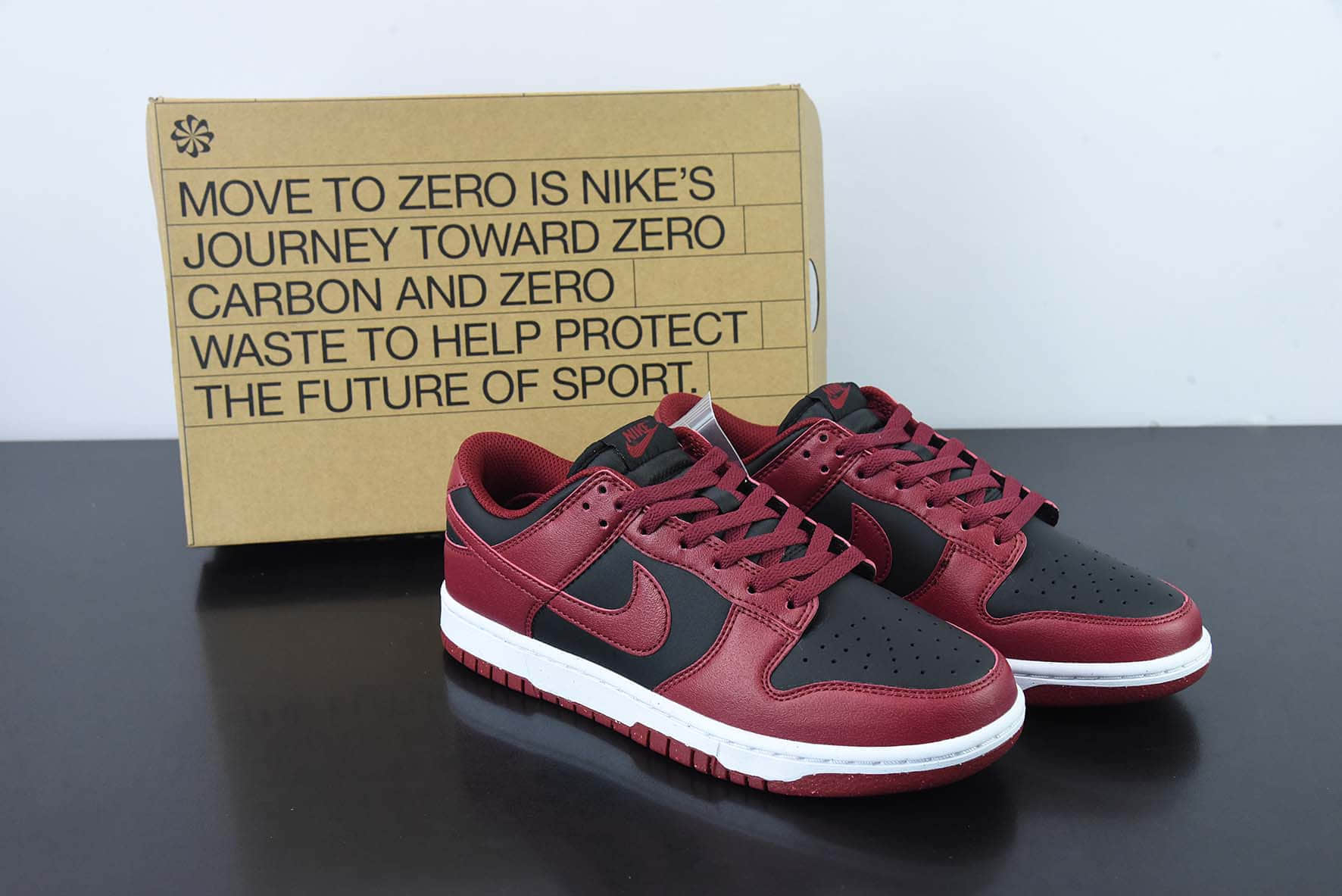 耐克Nike SB Dunk Low NEXT Gym Red 黑红扣篮系列低帮滑板鞋纯原版本 货号：DN1431-002