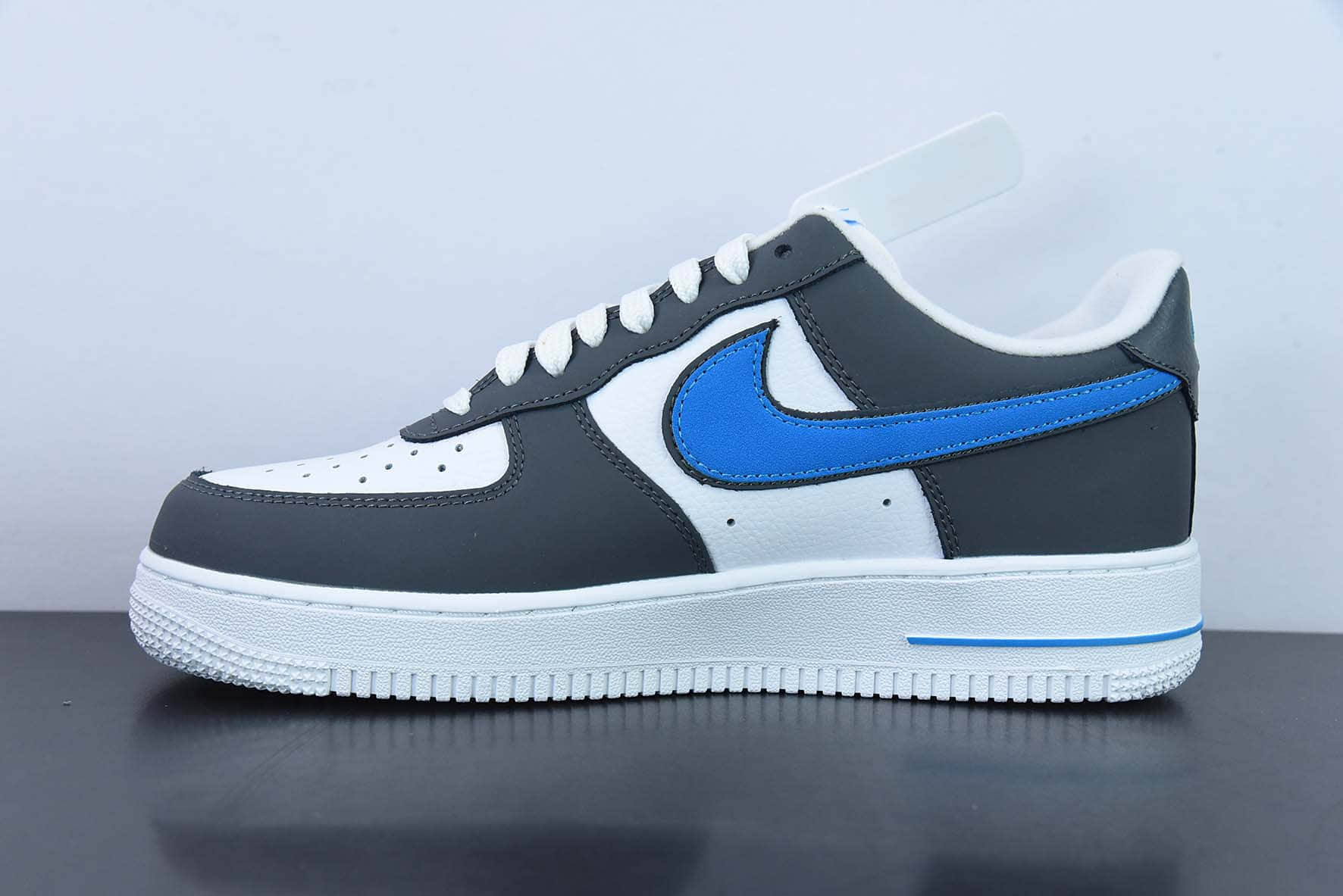 耐克Nike Air Force 1 米灰蓝空军一号低帮休闲运动板鞋纯原版本 货号： FB3360-100