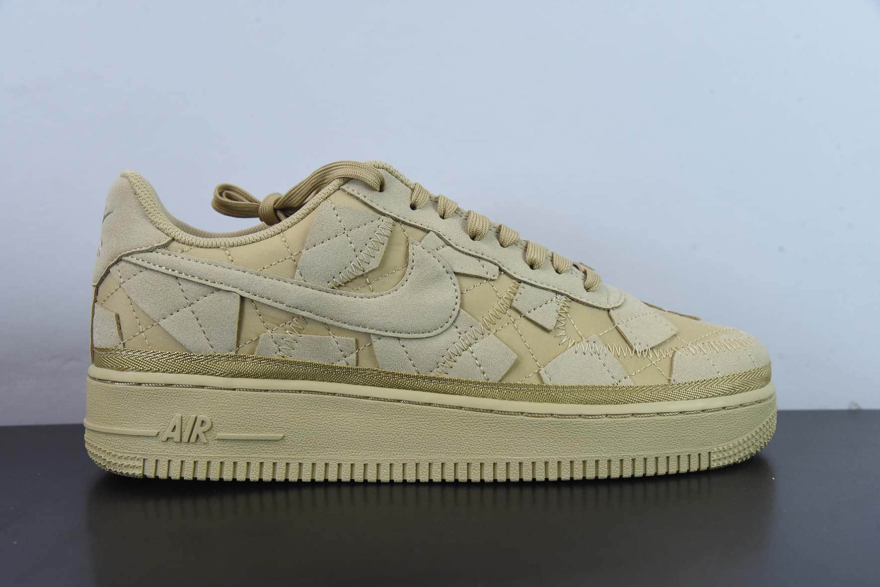 耐克Nike Billie Eilish x Nk Air Force 1'07 Low Mushroom 碧梨联名小麦色空军一号低帮休闲板鞋纯原版本 货号：DQ4137-200