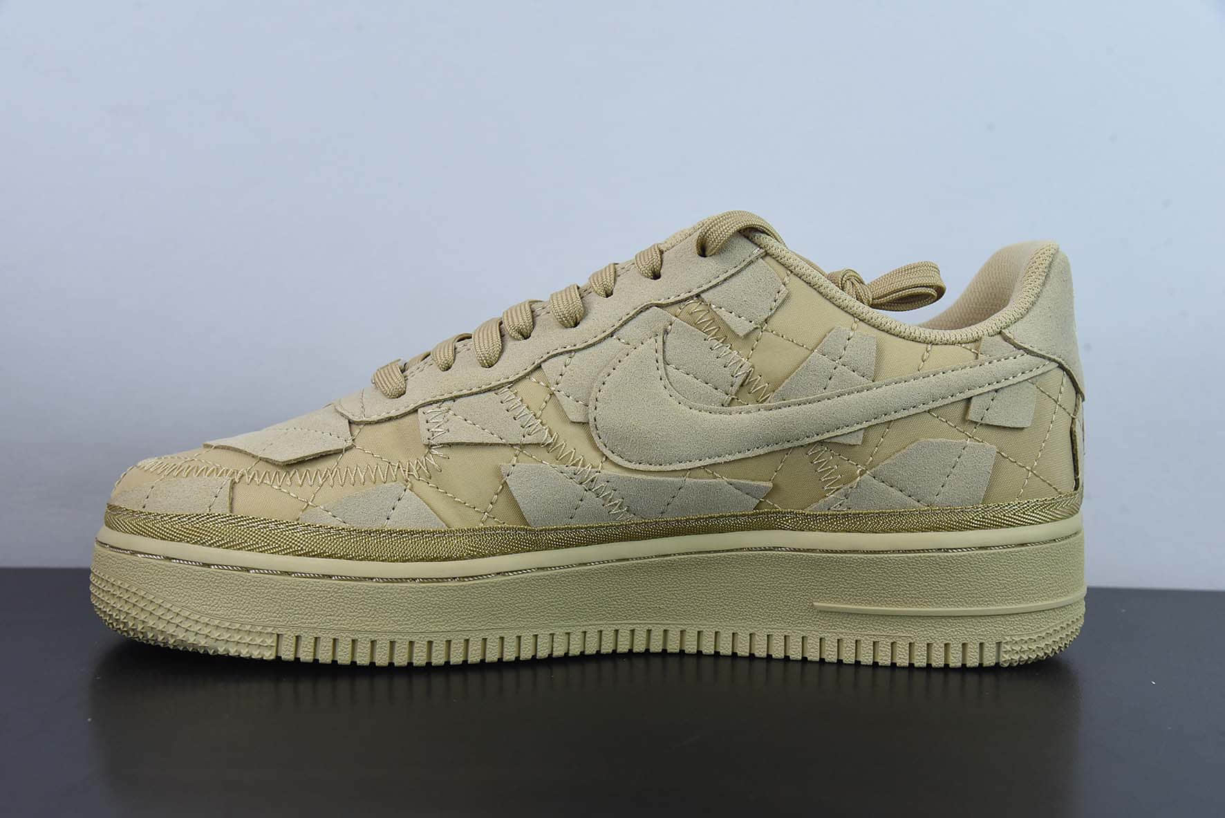 耐克Nike Billie Eilish x Nk Air Force 1'07 Low Mushroom 碧梨联名小麦色空军一号低帮休闲板鞋纯原版本 货号：DQ4137-200