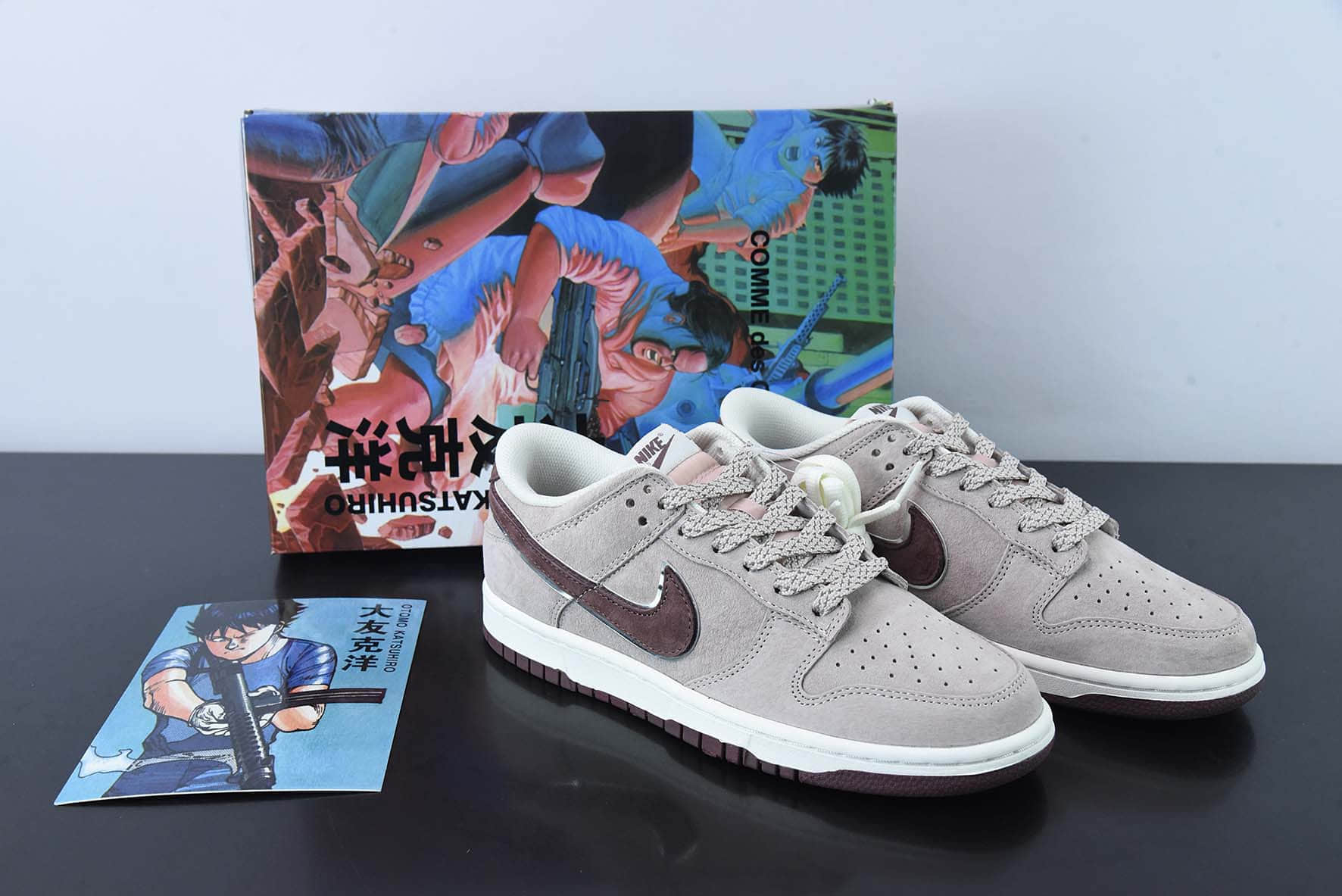 耐克Nike Otomo Katsuhiro x NK SB Dunk Low Steamboy OST 大友克洋联名麂皮紫棕SB低帮滑板鞋纯原版本 货号：ST1391-206