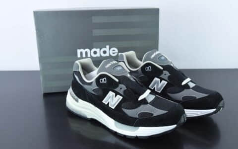 新百伦New Balance W992TN “总统系列”黑灰复古动运慢跑鞋纯原版本 货号：M992EB