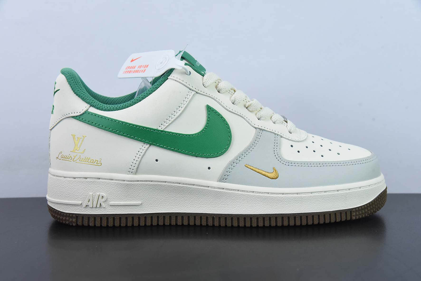 耐克NIke Air Force 1 '07 Low “星光银-LV联名”空军一号低帮休闲板鞋纯原版本 货号：BS8856-116