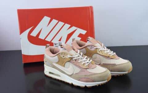 耐克Nike Air Max90 Futura MAX90马卡龙蜜桃粉气垫跑鞋纯原版本 货号：DM9922-100