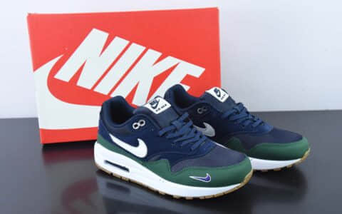 耐克Nike Air Max 1 QS 蓝绿配色复古休闲跑步鞋纯原版本 货号：DV3887-400