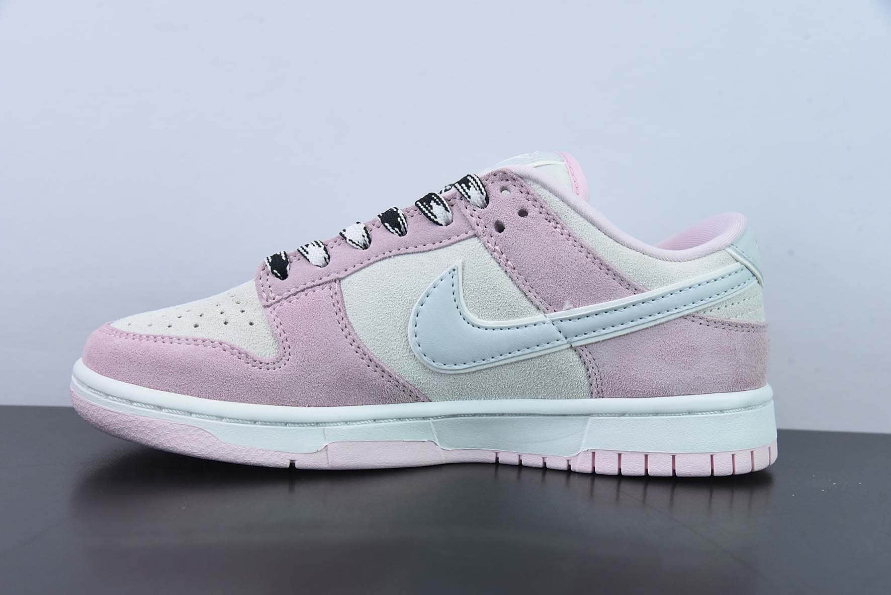 耐克Nike Dunk Low Pink Suede 粉蓝配色SB扣篮系列低帮休闲运动滑板鞋纯原版本 货号： DV3054-600