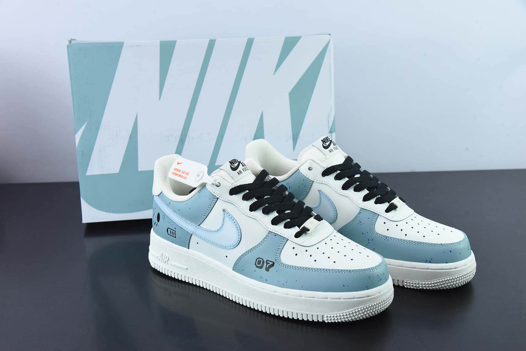 耐克Nike Air Force 1 Low ’07 王者荣耀鲁班7号皮肤空军一号低帮休闲板鞋纯原版本 货号：CW2568-033