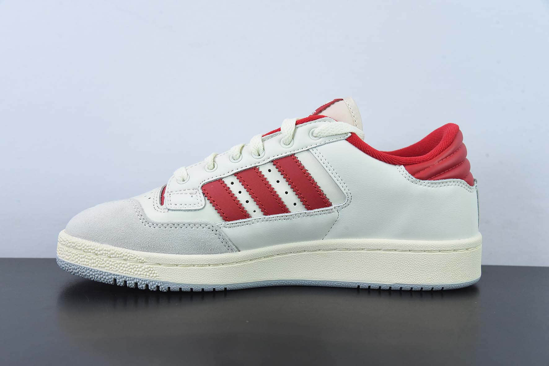 阿迪达斯Adidas Originals Centennial 85 Low白红复古低帮休闲板鞋纯原版本 货号：HQ6278