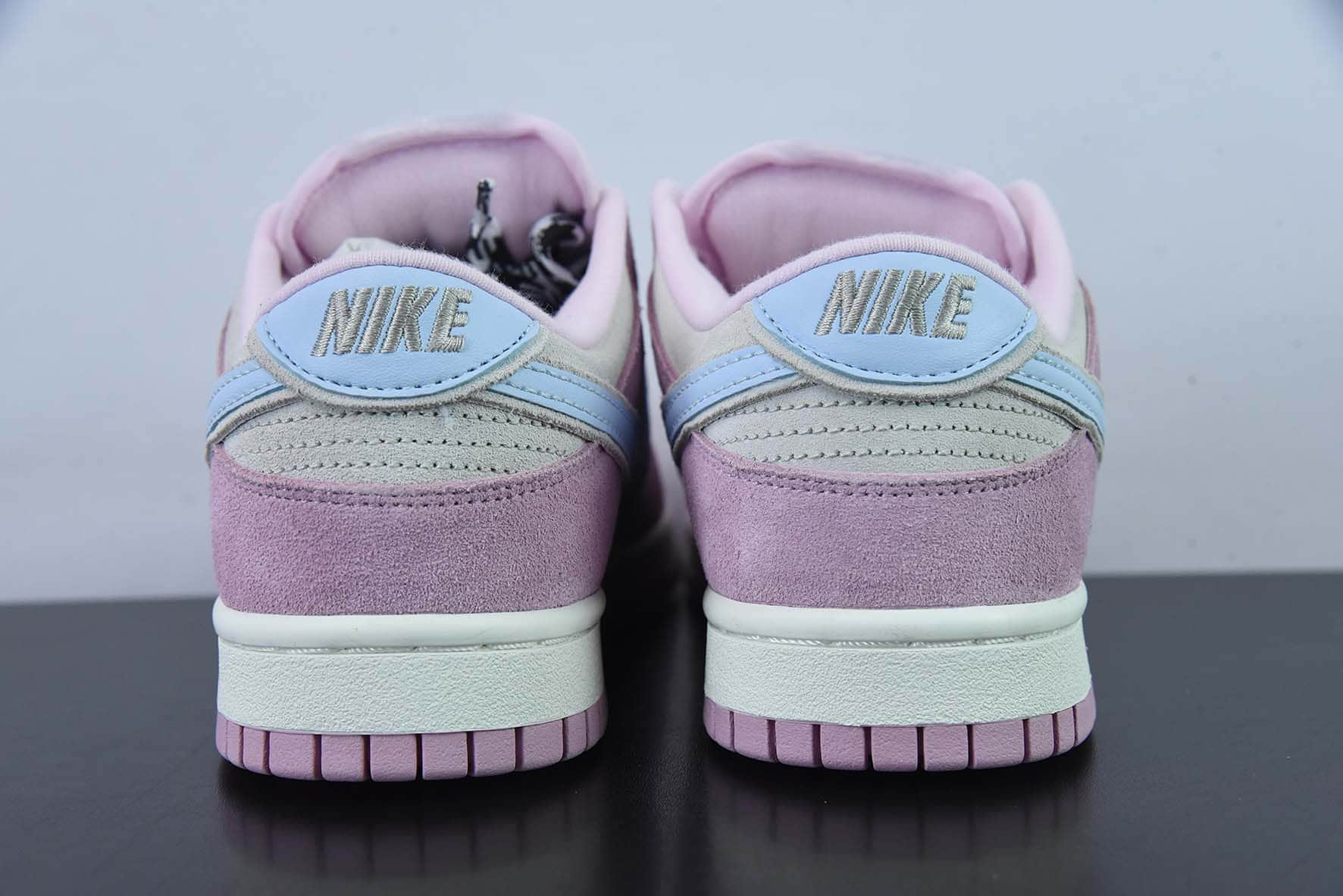 耐克Nike Dunk Low Pink Suede 粉蓝低帮休闲滑板鞋纯原版本 货号：DO7412-901