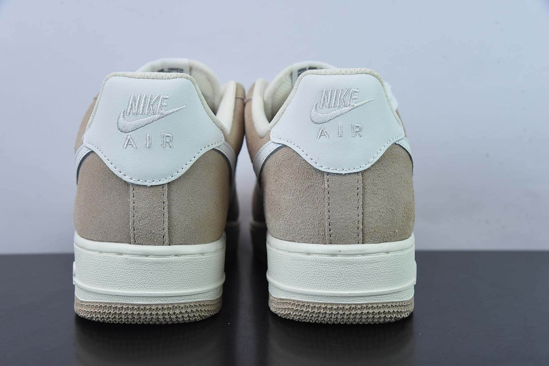 耐克Nike Air Force 1 Low ’07 麂皮白棕小麦空军一号低帮休闲板鞋纯原版本 货号：LZ6699-522