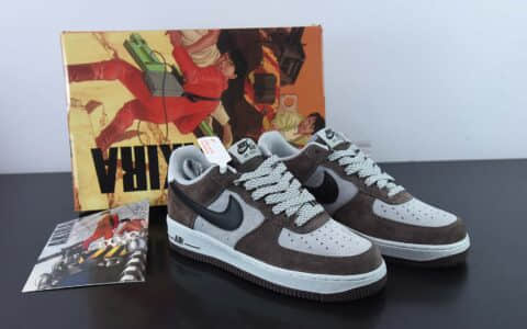 耐克Nike AKIRA×Nike Air Force 1 Low ’07 摩卡黑满天星空军一号低帮休闲板鞋纯原版本 货号：DC3366-323