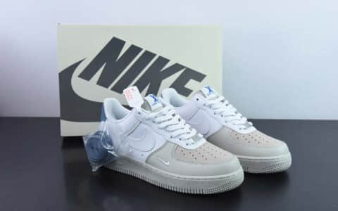 耐克Nike Air Force 1 '07 Low LV联名灰白棕蓝空军一号低帮运动休闲板鞋纯原版本 货号：BS8871-301