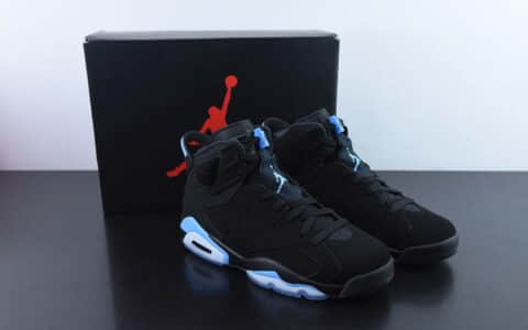 乔丹Air Jordan 6 Retro AJ6北卡蓝高帮篮球鞋纯原版本 货号：384664-006