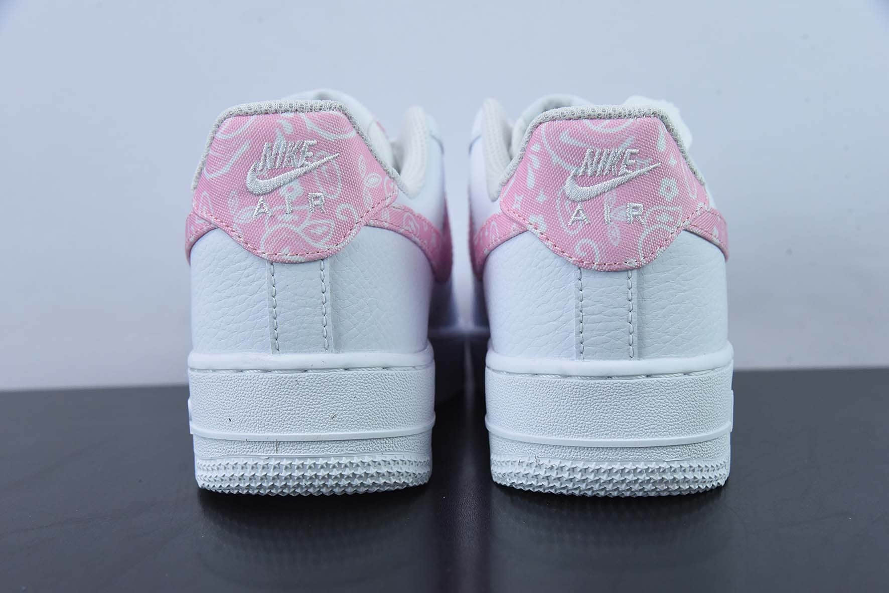 耐克Nike Air Force 1'07 Low 白粉腰果花空军一号低帮休闲运动板鞋纯原版本 货号：DJ9942-106