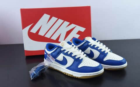 耐克Nike SB Dunk LowGold Blue白宝蓝金扣篮系列低帮休闲运动滑板板鞋纯原版本 货号：FB7173-141