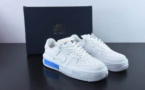 耐克Nike Air Force 1 Fontanka 丰塔卡系列白蓝解构海盐空军一号低帮休闲板鞋纯原版本 货号：DH1290-101