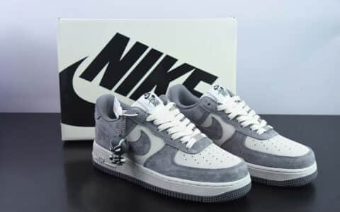 耐克Nike Air Force 1'07 Low “Panther”漫威系列 “黑豹主题”灰白拼接空军一号低帮休闲板鞋纯原版本 货号：CW2288-866