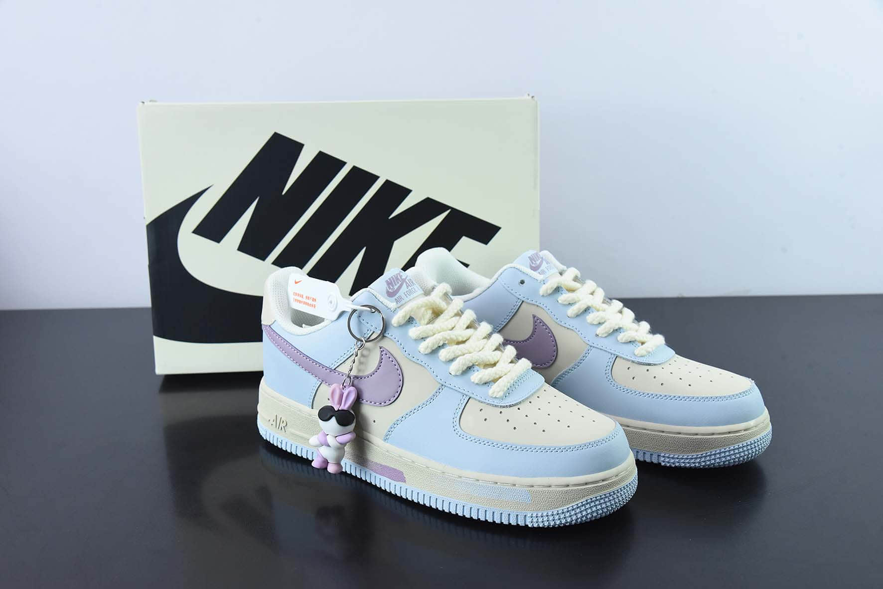 耐克Nike Air Force 1'07 Low Jade Hare玉兔空军一号低帮休闲板鞋纯原版本 货号：CW0088-111