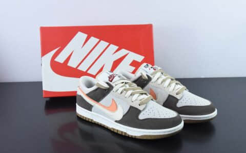 耐克Nike SB Dunk Low 85 白橘双勾 SB低帮运动休闲板鞋纯原版本 货号：DD9457-107