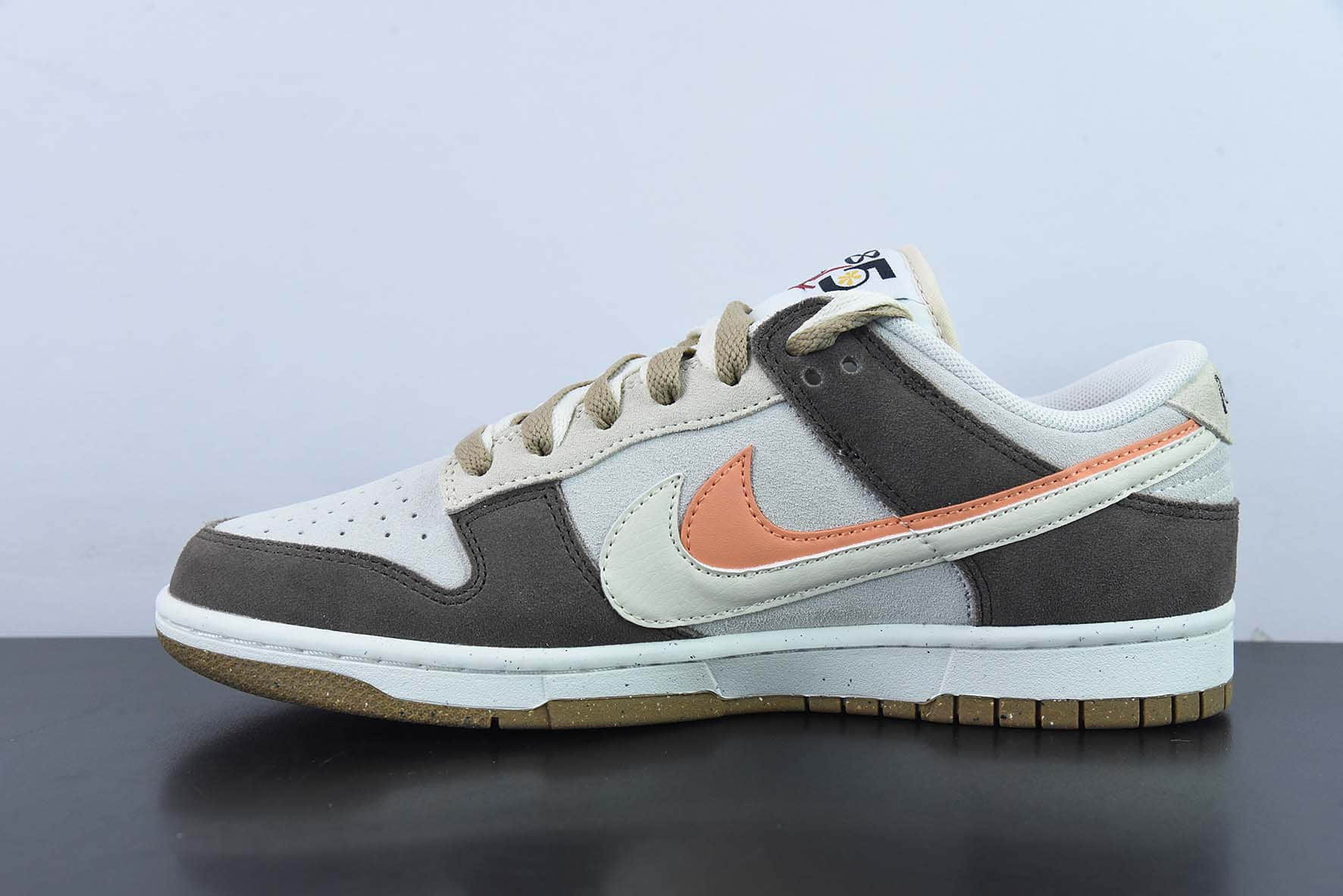 耐克Nike SB Dunk Low 85 白橘双勾 SB低帮运动休闲板鞋纯原版本 货号：DD9457-107