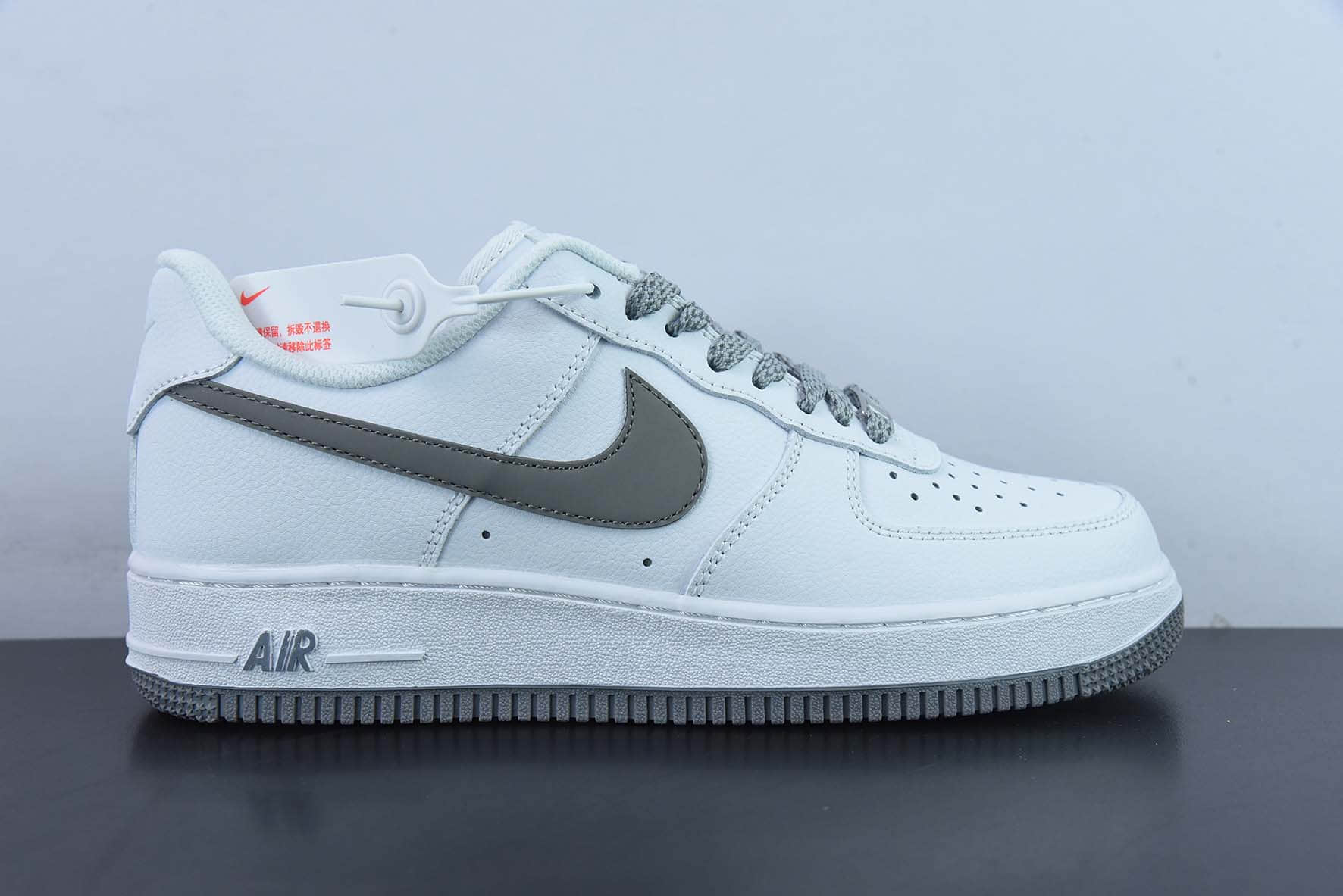 耐克Nike Air Force 1'07 Low 白灰满天星空军一号低帮休闲板鞋纯原版本 货号：AH0286-111