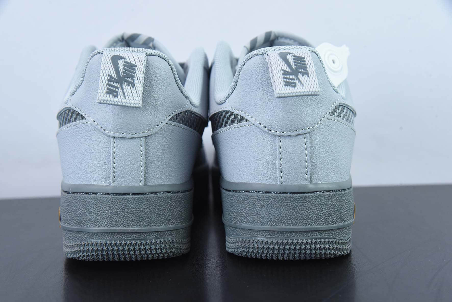 耐克Nike Air Force 1 Low 冷灰黄小勾空军一号低帮运动休闲板鞋纯原版本 货号：DR0155-001