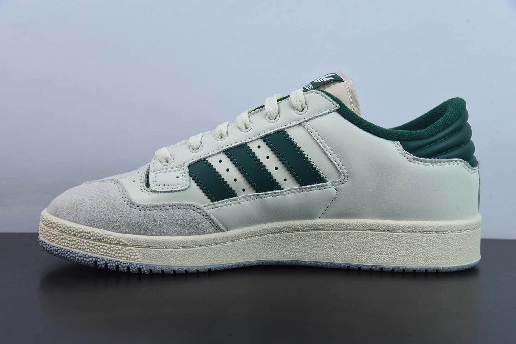 阿迪达斯Adidas Originals Centennial 85 Low 白绿低帮百搭潮流休闲运动板鞋纯原版本 货号：GX2214