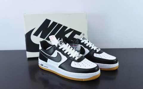 耐克Nike Air Force 1 Low '07 “黑白生胶”空军一号低帮休闲板鞋纯原版本 货号：AW2296-002